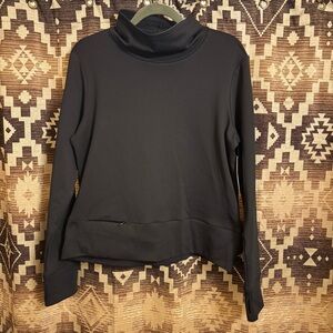 Women’s NWT Marika Mock Neck Black Athletic Top size L / Large